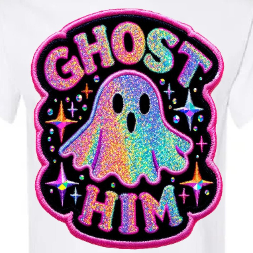 Ghost Him Funny Graphic Tee
